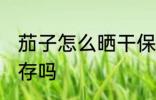 茄子怎么晒干保存吗 茄子如何晒干保存吗