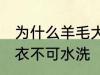 为什么羊毛大衣不可水洗 为何羊毛大衣不可水洗