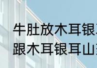 牛肚放木耳银耳山药炒可以吗 牛肚能跟木耳银耳山药一起炒吗