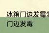 冰箱门边发霉怎么洗掉 如何解决冰箱门边发霉