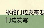 冰箱门边发霉怎么洗掉 如何解决冰箱门边发霉
