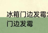 冰箱门边发霉怎么洗掉 如何解决冰箱门边发霉