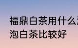 福鼎白茶用什么泥料壶泡最好 哪种壶泡白茶比较好