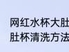 网红水杯大肚杯怎么清洗 网红水杯大肚杯清洗方法