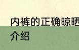 内裤的正确晾晒方法 内裤的晾晒方法介绍