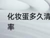 化妆蛋多久清洗一次 化妆蛋的清洗频率