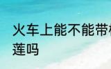 火车上能不能带榴莲 火车上可以带榴莲吗
